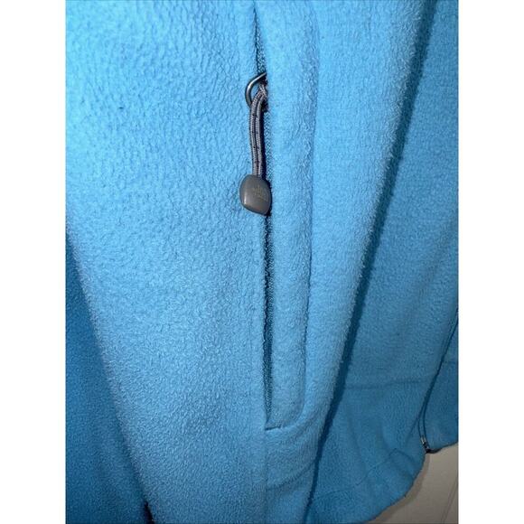 The North Face Fleece Jacket Women’s Small Sweater Full Zip Windwall Light Blue - Picture 4 of 15